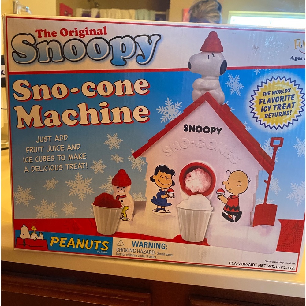 The original Snoopy sno cone machine